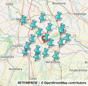 Mappa 46026 Quistello MN, Italia (11.99)