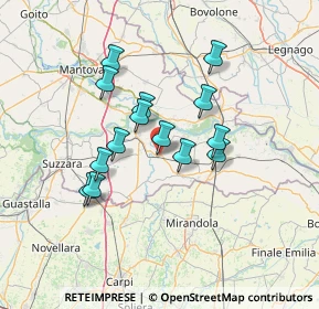 Mappa 46026 Quistello MN, Italia (11.44643)
