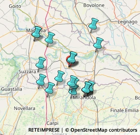 Mappa 46026 Quistello MN, Italia (12.71)