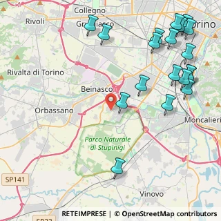 Mappa Via Papa Giovanni Paolo II, 10043 Orbassano TO, Italia (5.73158)