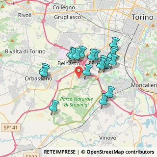 Mappa Via Papa Giovanni Paolo II, 10043 Orbassano TO, Italia (3.02526)