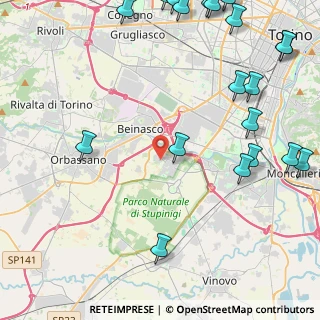 Mappa Via Papa Giovanni Paolo II, 10043 Orbassano TO, Italia (6.491)