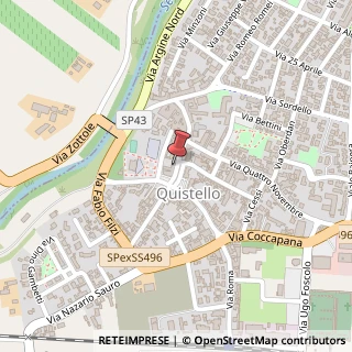 Mappa Via Cesare Battisti, 91, 46026 Quistello, Mantova (Lombardia)