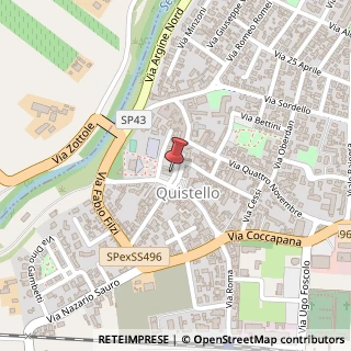 Mappa Via Cesare Battisti, 99, 46026 Quistello, Mantova (Lombardia)