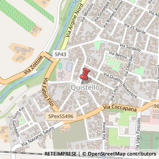Mappa Via Di Vittorio, 6, 46026 Quistello, Mantova (Lombardia)