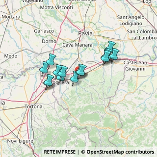 Mappa Via A. Moro, 27045 Casteggio PV, Italia (10.89067)