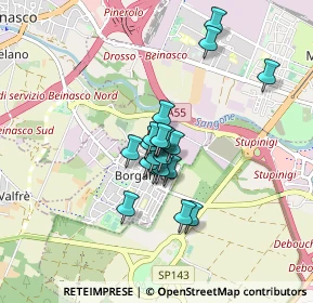 Mappa Strada Comunale Sangone, 10092 Borgaretto TO, Italia (0.5615)