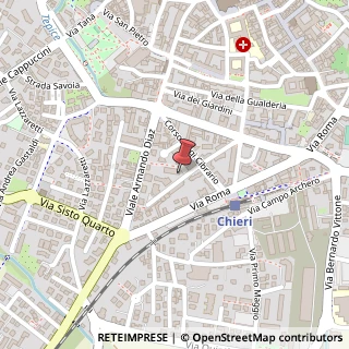 Mappa Via Martiri della Libertà, 22, 10023 Chieri, Torino (Piemonte)