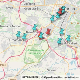 Mappa Piazza Kennedy, 10092 Beinasco TO, Italia (4.8675)