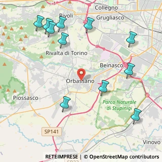 Mappa Via Papa Giovanni XXlll, 10043 Orbassano TO, Italia (5.35818)