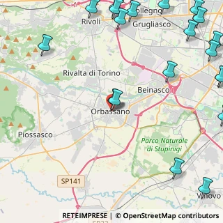 Mappa Via Papa Giovanni XXlll, 10043 Orbassano TO, Italia (7.081)
