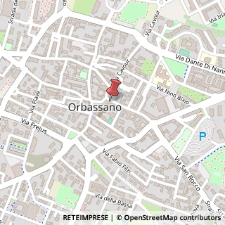 Mappa Via Roma, 14, 10043 Orbassano, Torino (Piemonte)