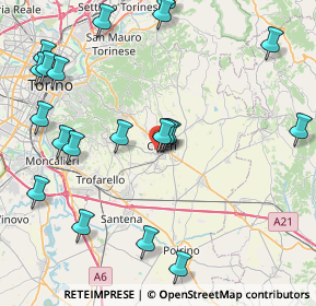 Mappa Via Perrone, 10023 Chieri TO, Italia (10.244)