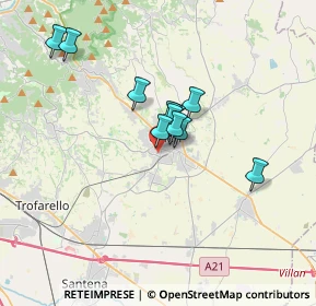 Mappa Via Perrone, 10023 Chieri TO, Italia (2.47636)