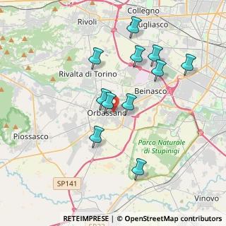 Mappa Via III Reggimento Alpini, 10043 Orbassano TO, Italia (3.56273)