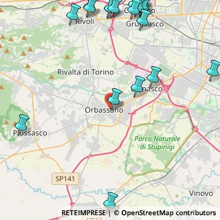 Mappa Via III Reggimento Alpini, 10043 Orbassano TO, Italia (6.6995)