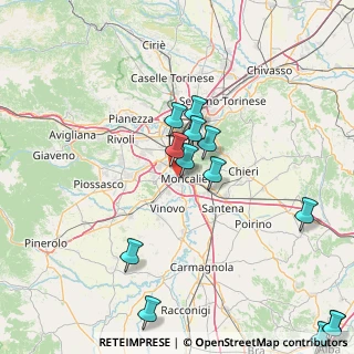 Mappa Via dei Martiri, 10042 Nichelino TO, Italia (19.25923)