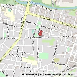 Mappa Via dei Martiri, 28, 10042 Nichelino, Torino (Piemonte)