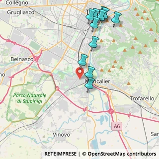 Mappa Via dei Martiri, 10042 Nichelino TO, Italia (4.59636)