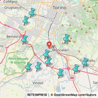 Mappa Via dei Martiri, 10042 Nichelino TO, Italia (4.91818)