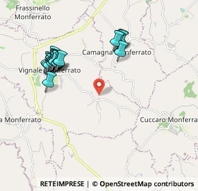 Mappa Strada Ca' Pomera, 15049 Vignale Monferrato AL (2.0475)