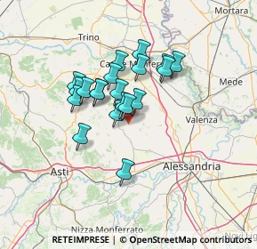 Mappa Strada Ca' Pomera, 15049 Vignale Monferrato AL (10.2745)