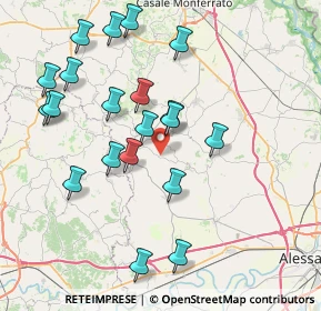 Mappa Strada Ca' Pomera, 15049 Vignale Monferrato AL (8.1315)