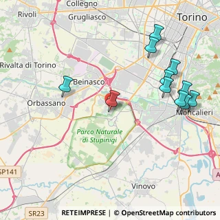 Mappa Via Stupinigi 16 Cortile, 10092 Borgaretto TO (4.70091)