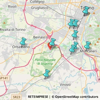Mappa Via Stupinigi 16 Cortile, 10092 Borgaretto TO (5.06545)