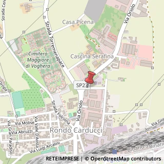 Mappa Strada Cervesina di destra, 14, 27058 Voghera, Pavia (Lombardia)