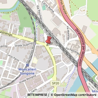 Mappa Via Pastrengo, 62, 10024 Moncalieri, Torino (Piemonte)