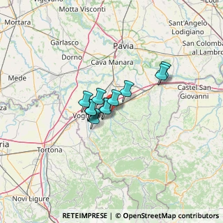 Mappa Via Domenico Mezzadra, 27054 Montebello della Battaglia PV, Italia (7.75333)