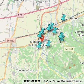 Mappa Via Domenico Mezzadra, 27054 Montebello della Battaglia PV, Italia (1.2575)