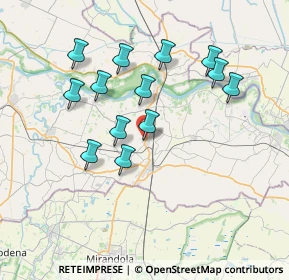 Mappa Via Recinto, 46020 Villa Poma MN, Italia (6.83385)