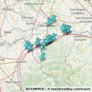 Mappa Via Roma, 27054 Montebello della Battaglia PV, Italia (9.792)