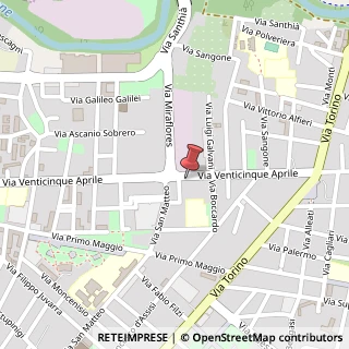 Mappa Via XXV Aprile, n.57, 10042 Nichelino, Torino (Piemonte)