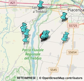 Mappa Via S. Quintino, 29020 Gossolengo PC, Italia (2.973)