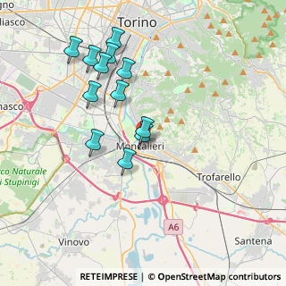 Mappa Piazza Baden Baden, 10024 Moncalieri TO, Italia (3.6475)