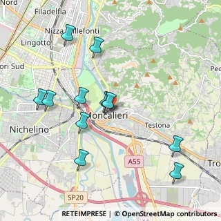 Mappa Piazza Baden Baden, 10024 Moncalieri TO, Italia (1.985)