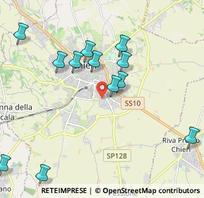 Mappa Via Augusto Monti, 10023 Chieri TO, Italia (2.215)