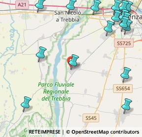 Mappa Via San Quintino, 29020 Gossolengo PC, Italia (6.36235)