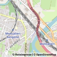Mapa Moncalieri