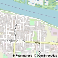 Mapa Taglio di Po