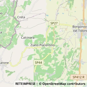 Mappa Ziano Piacentino