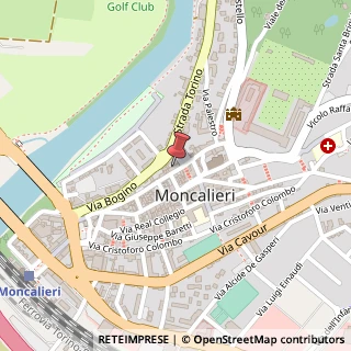 Mappa Via Vittorio Alfieri, 17, 10024 Moncalieri, Torino (Piemonte)