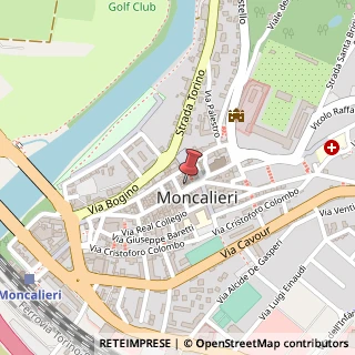 Mappa Via Carlo Alberto, 2, 10024 Moncalieri, Torino (Piemonte)