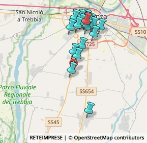 Mappa Strada Statale, 29020 Gossolengo PC, Italia (3.8745)