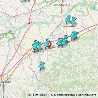 Mappa Tangenziale Casteggio-Voghera, 27058 Voghera PV, Italia (6.26357)