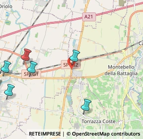 Mappa Strada Brassana Salice km.11 c.a.p. 27058, 27054 Voghera PV, Italia (3.60231)