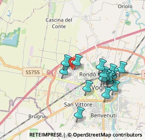 Mappa Via Arona, 27058 Voghera PV, Italia (1.77563)